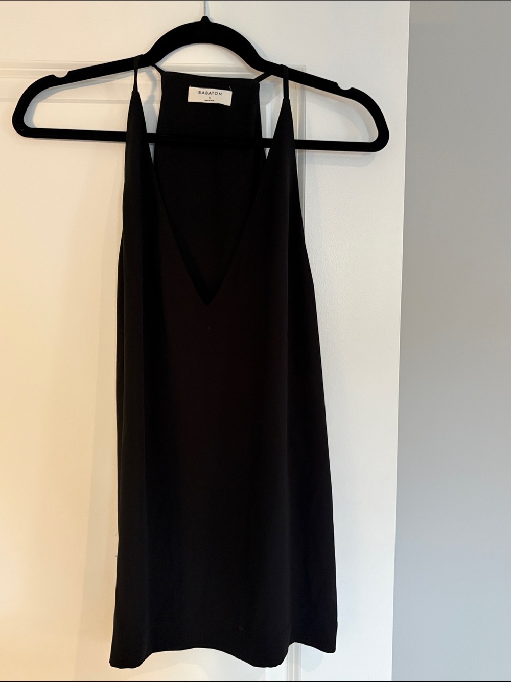 Babaton Black V-Neck blouse